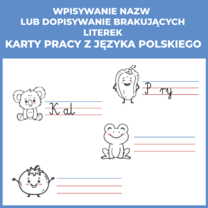 Edukacyjne karty pracy z języka polskiego
