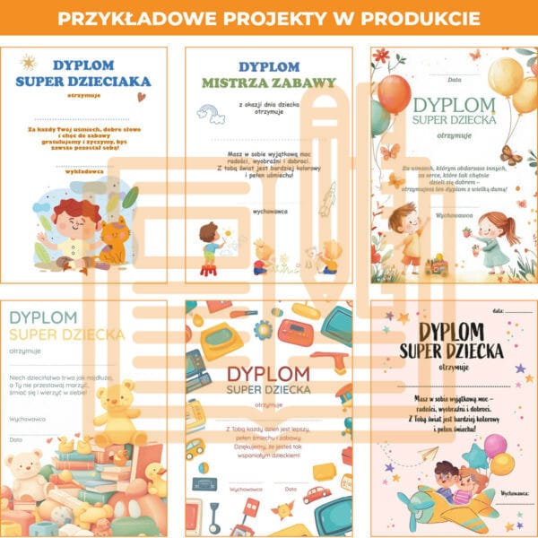 Dzień dziecka - dyplomy