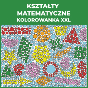 Kształty matematyczne - kolorowanka XXL