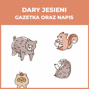 Dary jesieni 2 - gazetka z napisem