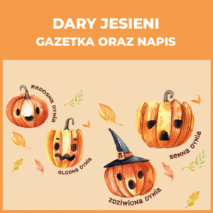 Dary jesieni 4 - gazetka z napisem