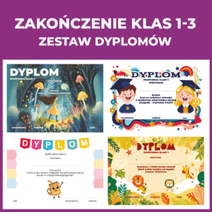 Zestaw dyplomów na zakończenie klas 1-3 - 3