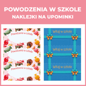 Naklejki na upominki - praktyczne materiały