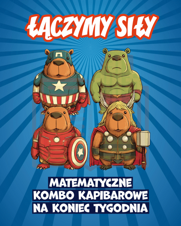 Matematyka z kapibarą - zestaw 4 produktów
