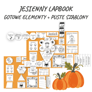 Jesienny lapbook do druku
