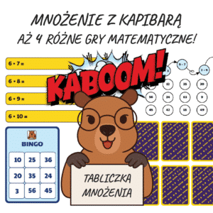 Matematyka z kapibarą - zestaw 4 produktów