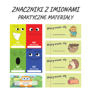 Znaczniki z imionami - praktyczne materiały