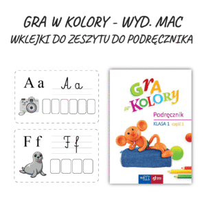 Wklejki czarno-białe - Gra w kolory MAC