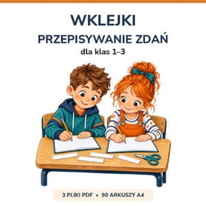 Wklejki do przepisywania zdań dla klas 1–3